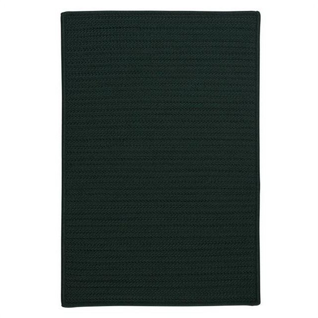 Colonial Mills Tapis H109R036X060S Simply Home Uni - Vert Foncé 3 Pi. x 5 Pi. Tapis Tressé