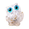 thumbnail image 2 of deevoka Owl Statue Creative Souvenir Gift Cute Decorative Resin Small Owl Sculpture for white, 2 of 9