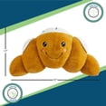 thumbnail image 3 of Your Zone Croissant Shaped Plush Body Pillow, Beige, Soft & Cozy, 3 of 6