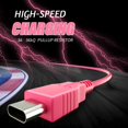 thumbnail image 5 of Heatfun Cargador Usb C Para Nintendo Switch Cable De Carga Rápida Para Nintendo Switch Macbook Pixel C Lg Nexus 5X G5 Nexus 6P/P9 Plus One Plus 2 Sony Xz Y Más - Azul (4.92 Pies), 5 of 5