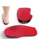 thumbnail image 5 of Cómodas plantillas de ortopédicos de 3/4 EVA, hombres, mujeres, talón, pies , almohadillas para fascitis plantar, inserciones de talón M rojo Salvador Plantillas para zapatos, 5 of 8