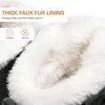 thumbnail image 2 of BURUDANI Women's Snow Winter Boots Waterproof Warm Faux Fur Lined Lace Up Anti-slip Outdoor Mid Calf Duck Boots, 2 of 5