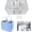 gray, variant on Beach Bag Organizer Inserts for Baby Medium Bogg Bag Accessories with 8 Removable Metal Fasteners, Lightweight Mesh Insert Divider Pouch, Organizing Rubber Tote, Save Storage Space, Gray M