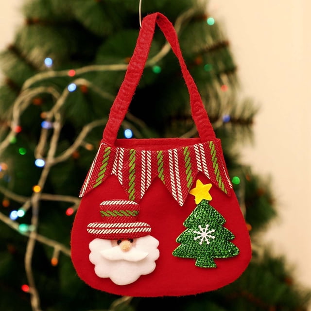 Bolsa de Navidad Xihbxyly Adornos Navideños Regalo de Papá Noel