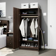 Prepac Elite 32 Wardrobe Cabinet, Espresso