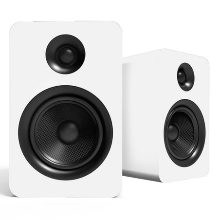 UPC: 0800152720616 | Kanto YUP6 Passive Bookshelf Speakers with 1  Silk Dome Tweeter and 5.25  Kevlar Woofer – Pair (White)
