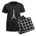 thumbnail image 5 of CafePress - Pink Eiffel Tower Women's Dark Pajamas - Women's Short Sleeve Print T-Shirt and Pants Dark Cotton Pajama Set, 5 of 7