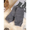 thumbnail image 4 of 4 pares de guantes sin dedos para muñeca con agujero para el pulgar unisex de cachemira, 4 of 7
