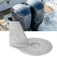 thumbnail image 4 of Lengüeta de ajuste de motor de barco, ánodo de aleación de aluminio 822157T2, repuesto para Mariner 25-50 HP 2 4 tiempos Jadeshay  A, 4 of 9