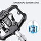 thumbnail image 5 of Kenally GEWAGE, 1 par de pedales de bicicleta, aleación de aluminio, impermeable, antideslizante, Pedal de bicicleta de montaña, reemplazo de pie de Accesorios para motos Azul Kenally VI016044-01, 5 of 6