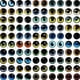 thumbnail image 2 of 50 Uds. Ojos de cristal para muñecas para coser DIY, accesorios para manualidades, ojo de gato, dragón, ojo de dinosaurio, cabujón redondo, 2 of 5