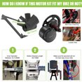 thumbnail image 6 of 48V500W BAFANG BBS02B Mid Drive Motor Electric Conversion Kit with EKD01 Display 44T Chainwheel For 68-73mm Mountain Ebike Road Bike with 48V17.5AH Shark Downtube Battery, 6 of 10