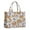 Yorkie Dog And-1, variant on Large Capacity Tote Bag,Yorkie Dog and Flower Florals Handbag Fashion Luxury Tote Bag,15.7"x13"x 5.1" Inches,Laptop Compatible