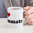 thumbnail image 6 of CafePress - I Love My Roommate Mug - 11 oz Ceramic Mug - Novelty Coffee Tea Cup, 6 of 6
