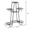 thumbnail image 2 of MONIPA 3-Tier Black Plant Stand Shelves Display Holder Shelf for Indoor Outdoor, 2 of 8