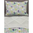 thumbnail image 3 of Leaf Comforter & Sham Bedding Set, Abstract Fall Season Repetitive Pastel Tones Leaves, 3 pcs Duvet Set Microfiber Filling Quilt, 5 Sizes, Multicolor, by Ambesonne, 3 of 4