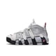 thumbnail image 1 of Zapatillas de running Air More Uptempo de estilo retro, de caña alta, grandes, color blanco, gris y negro, para hombre, de cuero tricolor, 1 of 4