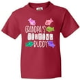 thumbnail image 3 of Inktastic Grandpa's Fishing Buddy with Colorful Fish Youth T-Shirt, 3 of 5