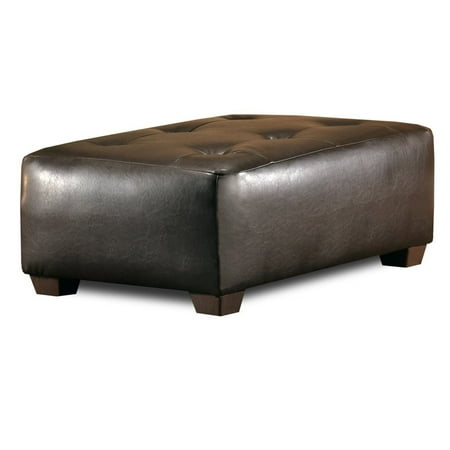 Chelsea Home Rectangular Ottoman - Brown