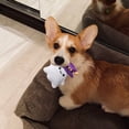 thumbnail image 3 of Halloween Pumpkin Squeaky Plush Dog Chew Toy, Soft Stuffed Teething Plaything, Lightweight Interactive Fetch Toy for Small Medium Large Puppies Cats Boredom Relief Halloween Party Supplies, 3 of 6