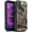 Autumn Camo (Black), variant on Case for CAT S62 PRO Phone, Rugged Shield Protective Cover - Black