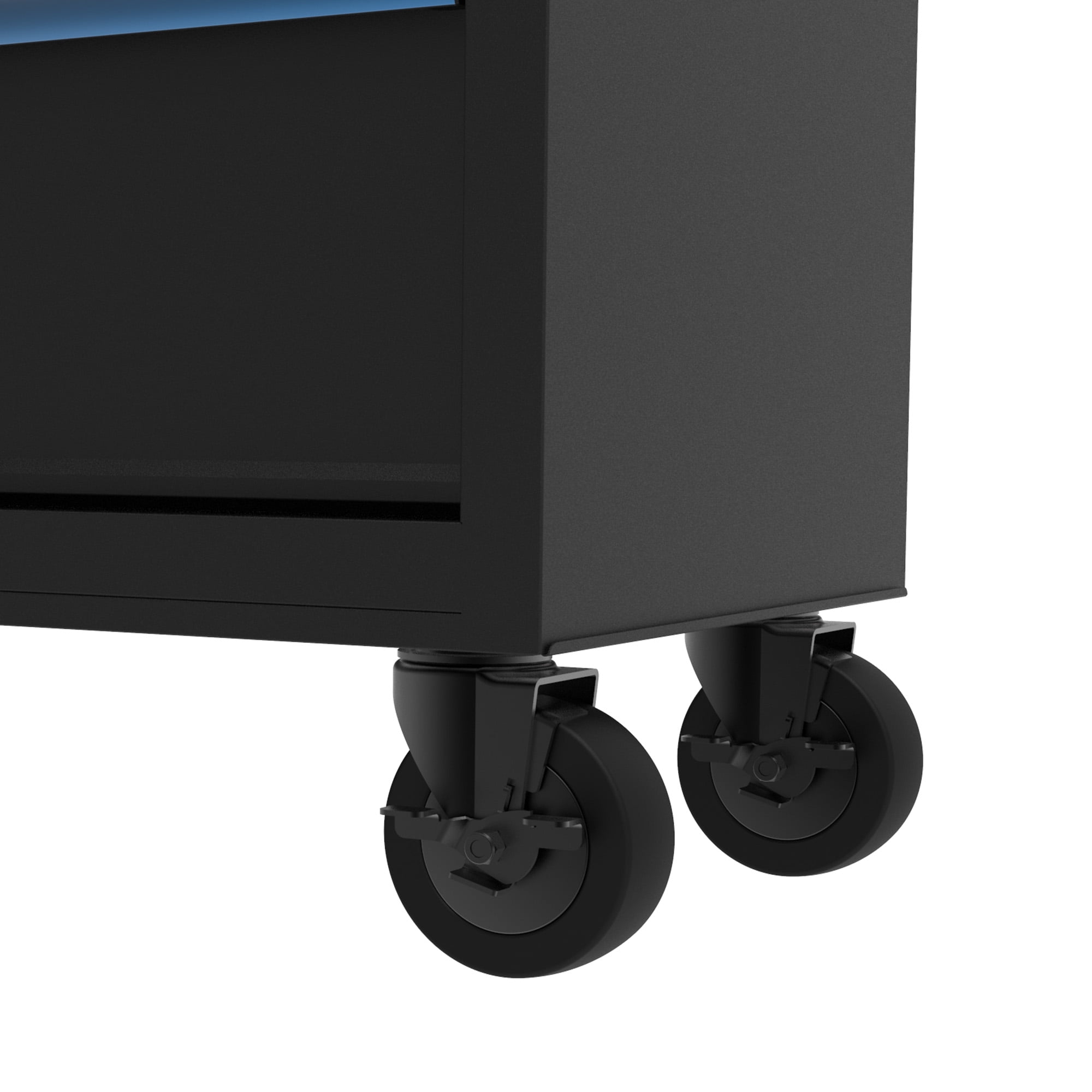 HART 36-Inch 5-Drawer Rolling Tool Cabinet, Locking Steel Garage Storage, Black
