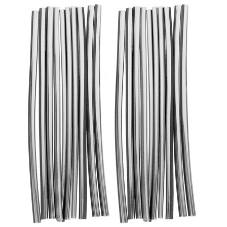 QIFULL 20Pcs Plated Silver Car Vent Trim p Interior Car Accessories Easy Install