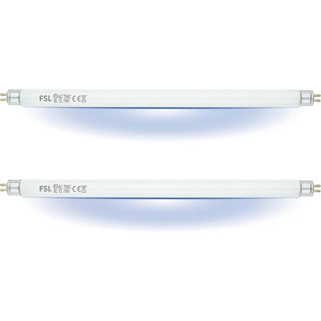 2 Pack FSL BL T8 F15W Fly Killer Replacement Bulbs - 17in UV Tubes for 15/30 W Fly Insect Killer / Bug Zapper