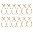 thumbnail image 1 of 12 guirnaldas navideñas de 50 cm. Cuerdas flexibles reutilizables para colgar coronas. Cintas para coronas para barandillas, escaleras, árboles y envoltorios artesanales., 1 of 7