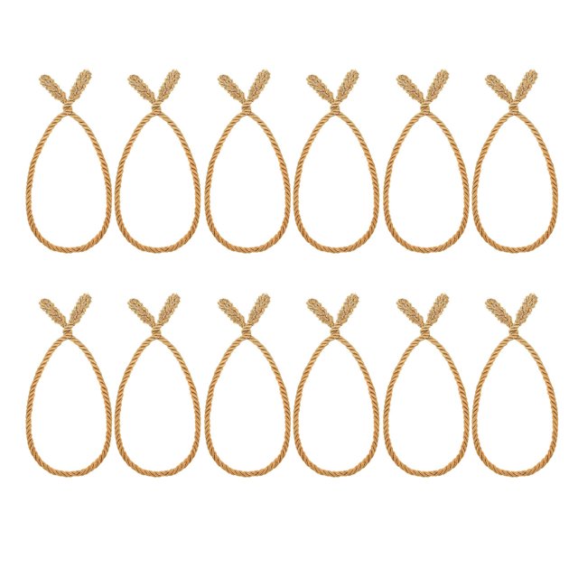 12 guirnaldas navideñas de 50 cm. Cuerdas flexibles reutilizables para colgar coronas. Cintas para coronas para barandillas, escaleras, árboles y envoltorios artesanales.