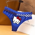 thumbnail image 3 of Bragas sexys de Hello Kitty para mujer, ropa interior de dibujos animados Kawaii Kt Kuromi, pantalones flexibles suaves para Fitness, regalos, 3 of 3