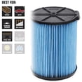 thumbnail image 3 of Craftsman 2027784 5-20 gal Wet & Dry Vac Filter, Blue - 2 Piece, 3 of 6