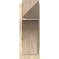 thumbnail image 2 of Ekena Millwork 8"W x 18"D x 22"H Thorton Rough Sawn Arts and Crafts Outlooker, Douglas Fir, 2 of 4