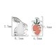 thumbnail image 3 of Bunny Earrings Girls Easter Earrings Girls Easter Stud Earrings Easter Egg Fillers Crystal Jewelry Earrings, 3 of 3