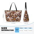 thumbnail image 4 of Honeii Sunflowers for Tote Bag with Adjustable Strap,Beach Bag, Waterproof Sandproof Beach Tote Bag, Large Capacity Foldable Beach Bags, 4 of 7
