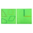 thumbnail image 2 of Dsseng 1PC Plastic Nail Plate Primary Mathematics Nailboard Puzzle Game Tool for Kids, 2 of 7