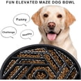 thumbnail image 3 of Slow Feeder s Large Medium Breed,Anti-Choking Slow Eating Dog Food Bowl,Non Slip Pet Slower Food Feeding Bowls Large Puzzle Slow Feeder Bloat Stop Maze Dog Dishes,Black, 3 of 4
