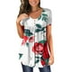 thumbnail image 2 of Playera de Manga Corta con Cuello Redondo Gibobby Camisetas informales Verano para mujer Estampado, 2 of 5