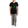 thumbnail image 4 of CafePress - Irish Nurse 1 Women's Dark Pajamas - Women's Short Sleeve Print T-Shirt and Pants Dark Cotton Pajama Set, 4 of 7