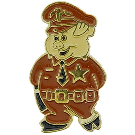 Police Pig Pin Brown 1