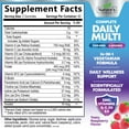 thumbnail image 2 of Multivitamin Gummies - Nature's Daily Gummy Multivitamins for Adults, Women & Men with Vitamins A, C, E, B6, B12, and Minerals - Natural Multi Vitamin Supplement, Non-GMO, Berry Flavor - 120 Gummies, 2 of 9