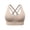 Beige, variant on Womens Workout Bras High Impact Sports Bras Seamless Yoga Running Underwear Quick Drying,Black