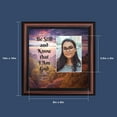 thumbnail image 2 of Be Still and Know I Am God, Psalms 46:10, Bible Verse Wall Art, Religious Picture Frame, 6401W, 2 of 6