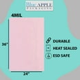 thumbnail image 2 of 4 Mil Pink Anti-Static Heavy Duty Plastic Flat Bags - 24" x 36" & (50 Bags), 2 of 7