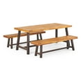 thumbnail image 7 of Desert Fields Diego Rustic Metal 3-Piece Outdoor Dining Set, 7 of 7