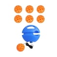 thumbnail image 2 of LOVIVER Pickleball Trainer Portable Self Training Sport Tool Pickleball Training Aid Orange Ball, 2 of 8