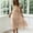 Khaki, variant on Summer Dresses for Women 2026 Casual Floral Printed Tiered Boho Midi Dress Flowy Short Sleeve Beach Vacation Sundress