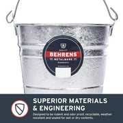 Behrens High Grade Steel 1205 5 Quart Hot Dipped Galvanized Steel Pail