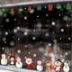 thumbnail image 4 of 8 pegatinas de pared navideñas con muñecos de nieve, pegatinas para ventana, decoración navideña, pegatinas de pared para ventanas navideñas, decoración de puertas, murales navideños para el hogar (estilo 1) BRI Rojo Verde, 4 of 4
