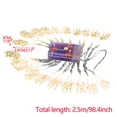 thumbnail image 3 of 8.2FT 20LED Halloween Lights Outdoor Indoor Skull Hands Halloween String Lights Battery Operated, Waterproof Fairy Lights Decorations for Home Yard Window Party Outside Decor, 3 of 5